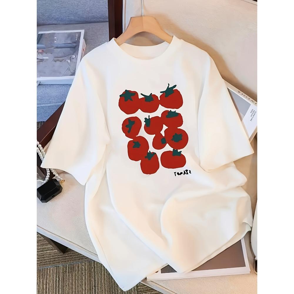 

Printed Short Sleeve Short Sleeves Perfect Summer Comfortable Women s Fashion Summer Short Sleeved Tops Tee 3XL