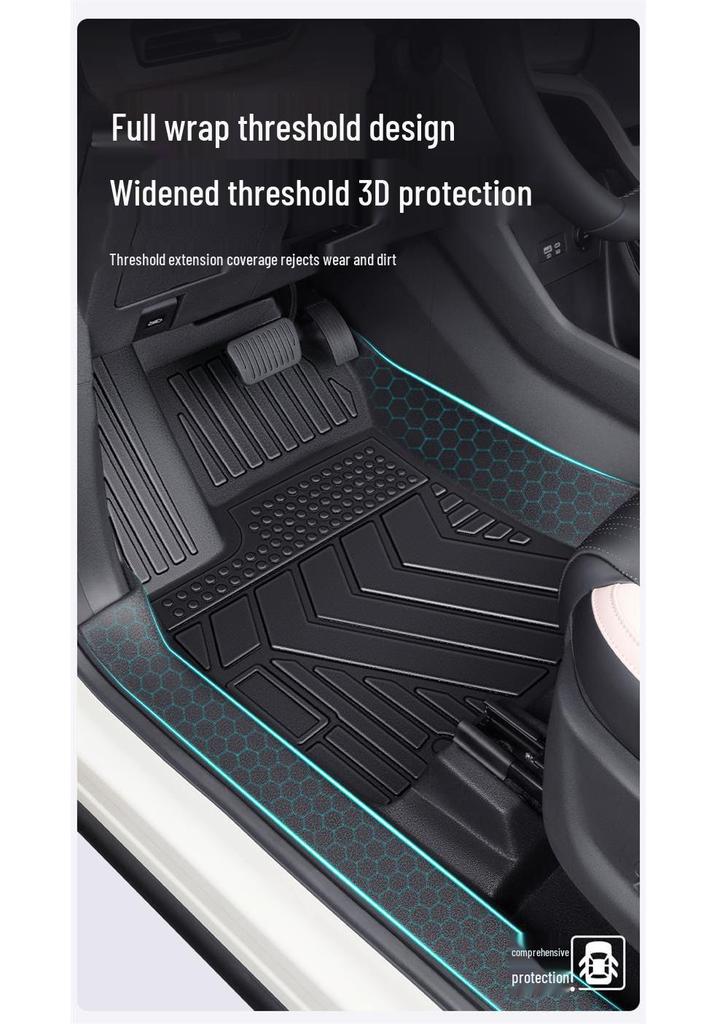 2025 BYD Seagull Dolphin TPE Full Coverage Smart Driving Floor Mats