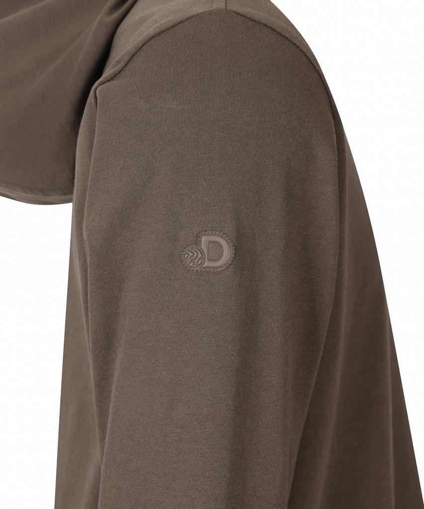 DISCOVERY EXPEDITION Men'S Hooded Long-Sleeve T-Shirt (Brown)