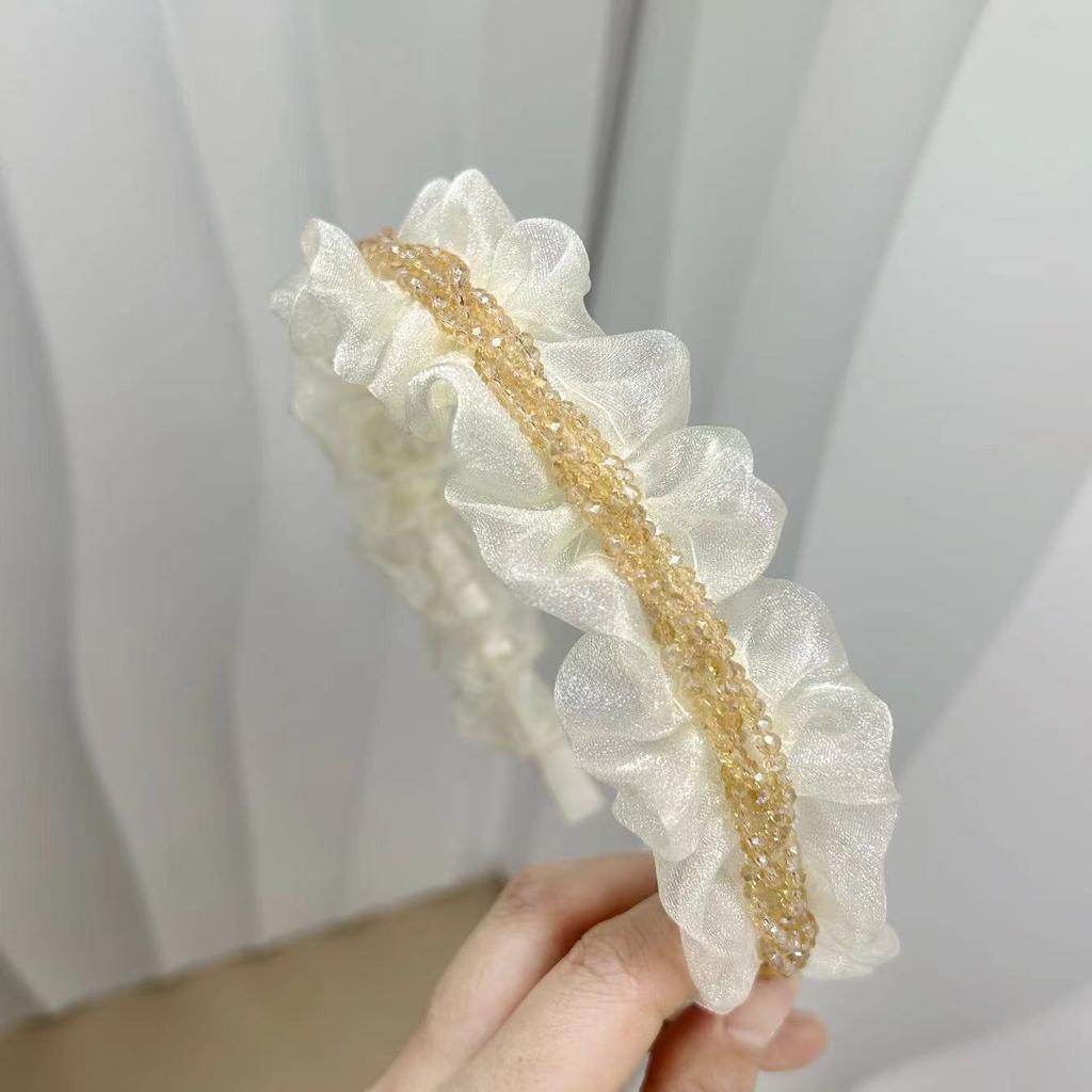 Lolita Style Headbands Gorgeous Organza Womens Shiny Accessories Hair