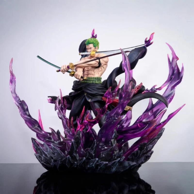 In-Stock 30cm JT Tianhui Raging Zoro GK Figures Anime Collectible Static Statue Desktop Decoration Popular Toys Surprise Gifts