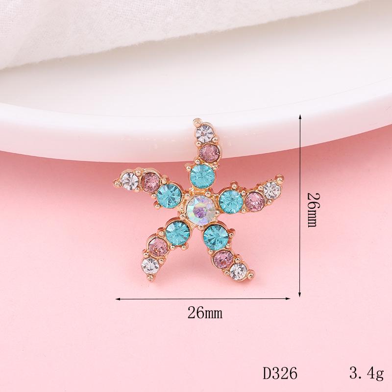 Five-Petal Diamond Flower Snowflake DIY Phone Shell Sticker