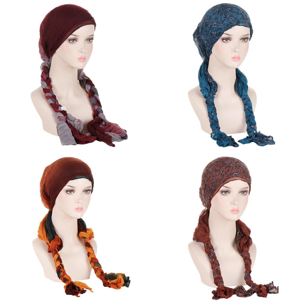 Autumn 2023 Ladies Cozy Head Wrap With Soft Polyester For Daily Style