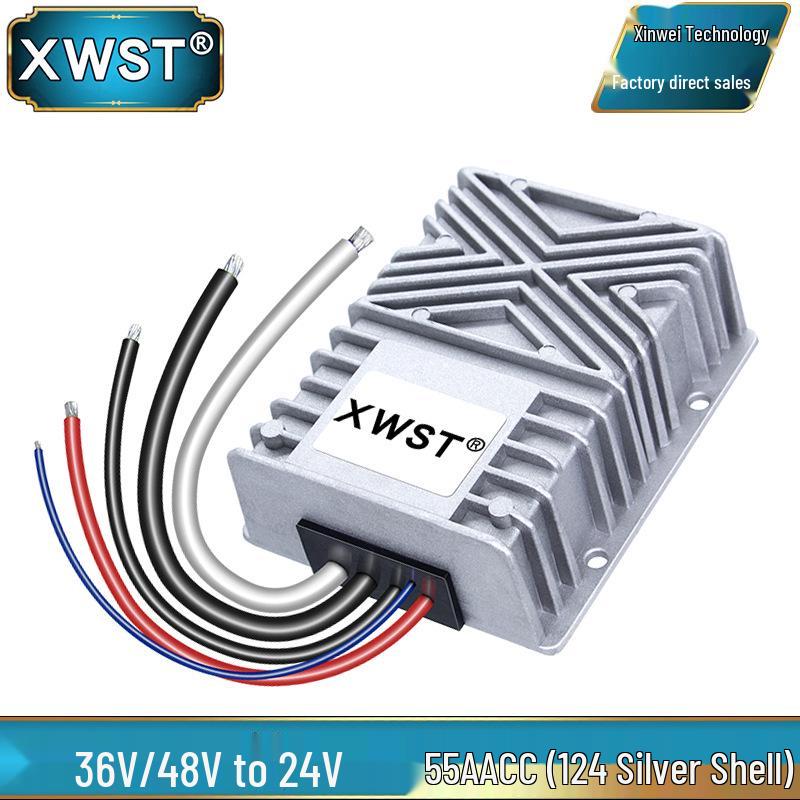 36V/48V to 24V DC-DC Step-Down Waterproof Converter Module: 36V/48V to 24V Transformer Power Supply