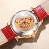 OLEVS New Fashion Luxury Ceramics Butterfly Surface Watch Women Automatic Mechanical Watches For Women Montre Femme Reloj