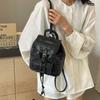 Simple Oblique Span Backpack Women's New Texture Fashionable Commuter Portable Backpack Tide