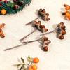 3/5Pcs Artificial Pinecone Branch Christmas Decoration Cone Pine Berries Fake Plant for Home Decor New Year DIY Gifts Accessory