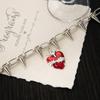 Dark Series Punk Style Metal Nails Collarbone Chain Red Thorns Love Niche Necklace Retro Personalized Item Decoration