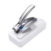 Versatile Nail Clippers Set Heavy Duty Toe Nail Clippers with Wide Jaw Opening Includes Nail File and Splatter proof Nippers