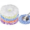 Rotating Universal Round Mop with Non-Pure Cotton Head and Handle for Household Floors