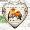 Memorial Wooden Sign with Heart-shaped Design - Unique Figurine Ornaments - Ideal for Front Door, Porch, Wall Decor