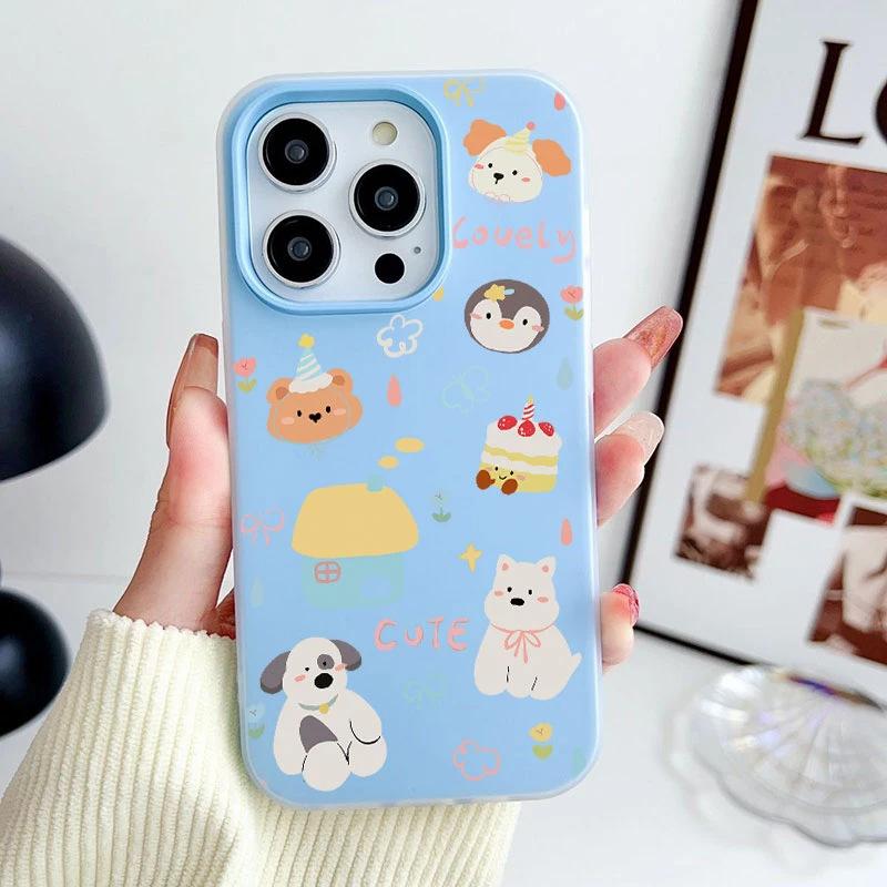 House Puppy Suitable for Apple 16/17promax Mobile Phone Case iPhone15 Skin Skin Scrub 13/12 Jelly 14