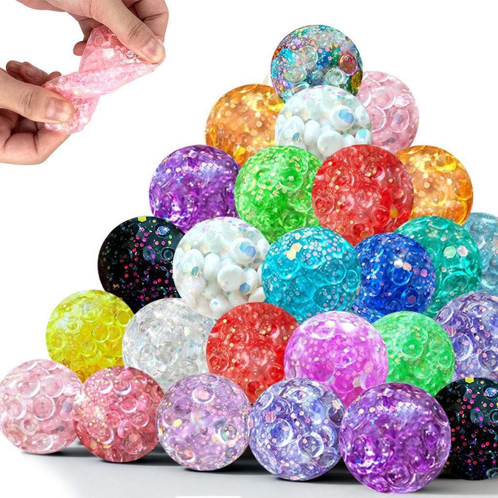 4cm Foam Bead Ball Soft Rubber Squeezable Toy