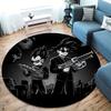 Naruto Round Area Rug Carpet Rug For Living Room Bedroom Sofa Playroom Decor Nonslip Floor Mat