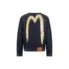 Evisu Aw23 Logo Big M Embroidered Denim Jacket Men Jacket Denim-Blue 2EAHTM3DJ1930RXCT