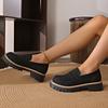 Spring and Autumn Loafers Casual Matte British-style Women's Shoes with Thick Heels and Thick Soles Retro Women's Shoes