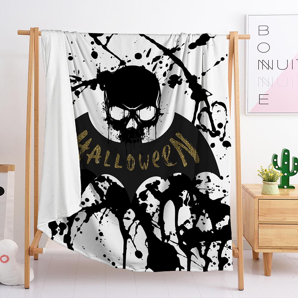 Flannel Halloween Blanket Bedroom Living Room Blanket All Seasons