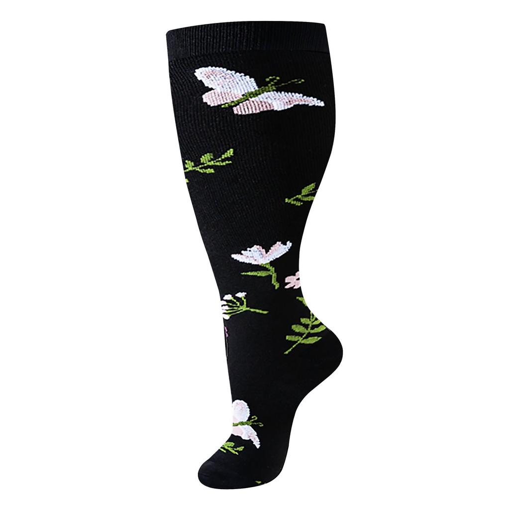 Plus Size Odor-Resistant Sports Compression Socks for Men