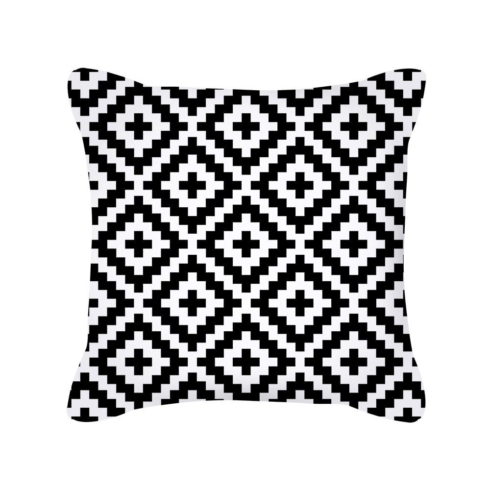 Home Cushion Cover Sofa Throw Pillowcase Modern Geometric Abstract  Office