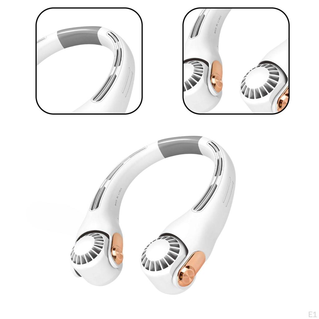 Bladeless Neck Fan Rechargeable Portable Cooling Device for Outdoor Activities