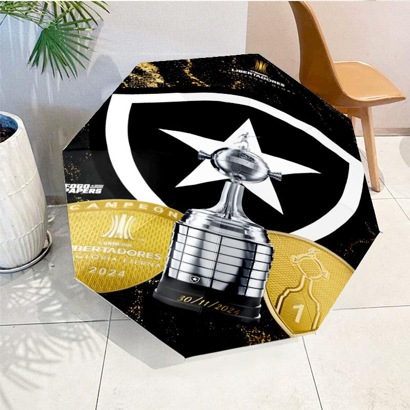Botafogo Football Club Printed Automatic Umbrella, 8-Frame for Travel, camping, Casual Umbrella, Essential Gift for for family and friends
