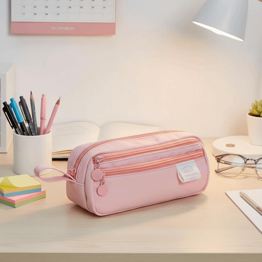 Simple Pencil Case Large Capacity Pencil Storage Bag Stationery Pen Bag  School Supplies