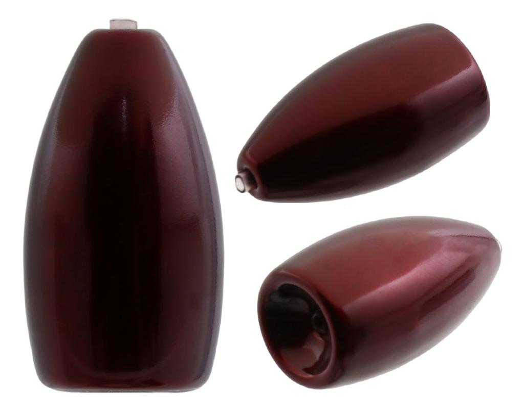 YZD Tungsten Bullet Sinker TG 35g Red 1.25oz (2 pieces)