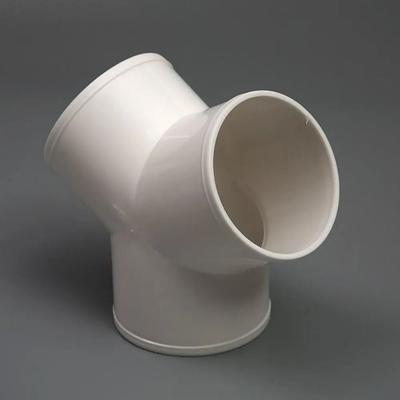 PP Drain Hose Connector Thickening Sealed Shape Exhaust Duct Connector Strong Hardness Space Saving Round Pipe Adapter Sewer