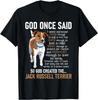 Dieu a Créé le Jack Russell Terrier - T-shirt pour Amoureux des Chiens