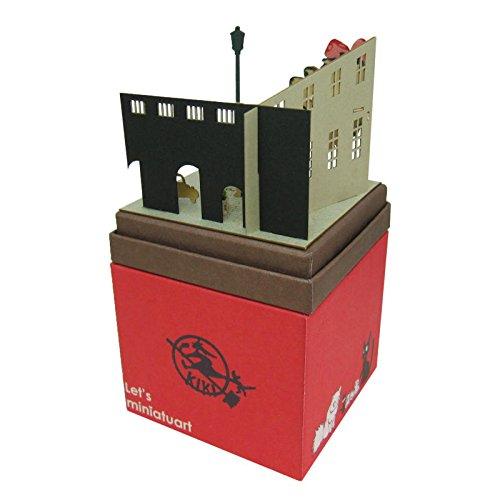 Sankei Studio Ghibli Mini Kiki's Delivery Service Kiki Arriving in Koriko Non-Scale Paper Craft MP07-82