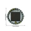 1/2Pc Solar Car LED Flashing Warning Light Round Indicator In-Night Caution Strobe Warning Light Running Lamp For All Vehicle