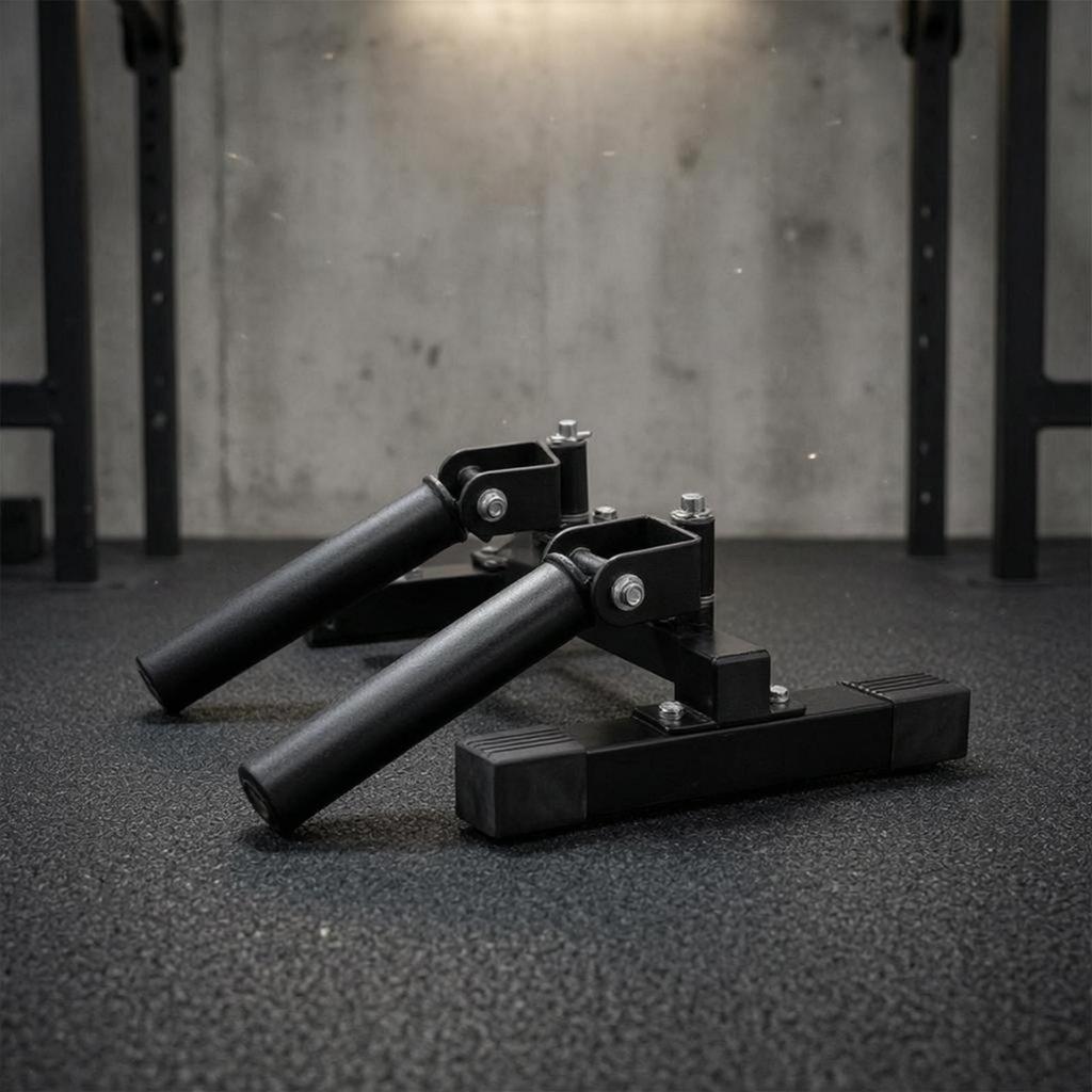 Barbell Training Frame Space-Saving Deadlift Black Metal