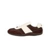 Maillard Lace-up Small Size Flat Bottom Color Matching Sports and Leisure Board Shoes Women