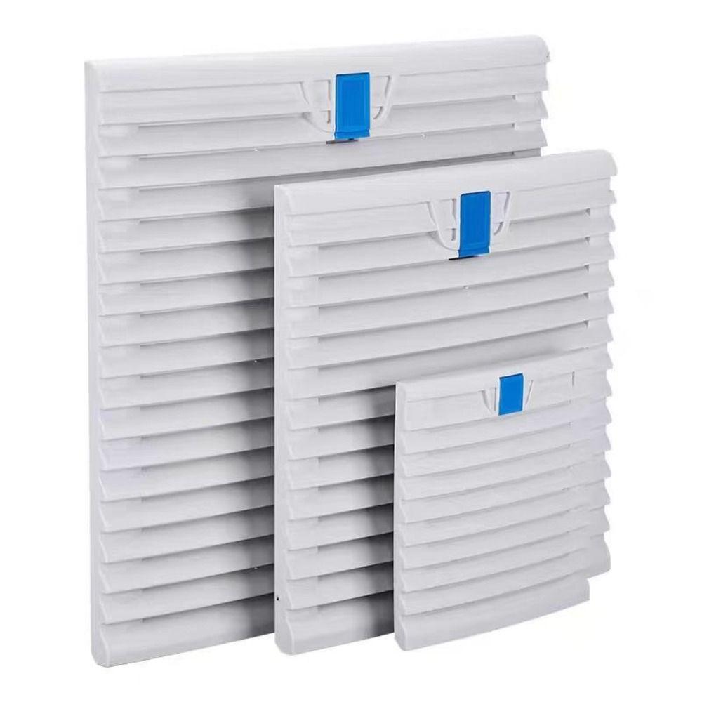 Air Ventilation System ABS Cabinet Ventilation Filter White Without Fan Fan Filter Louvers Blower Exhaust