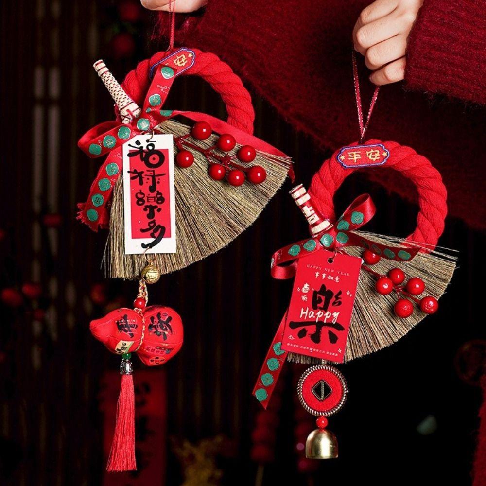 Beste Wünsche Chinesisches Neujahrsdekoration Dekorative Frühlingsfest Anhänger Zuhause