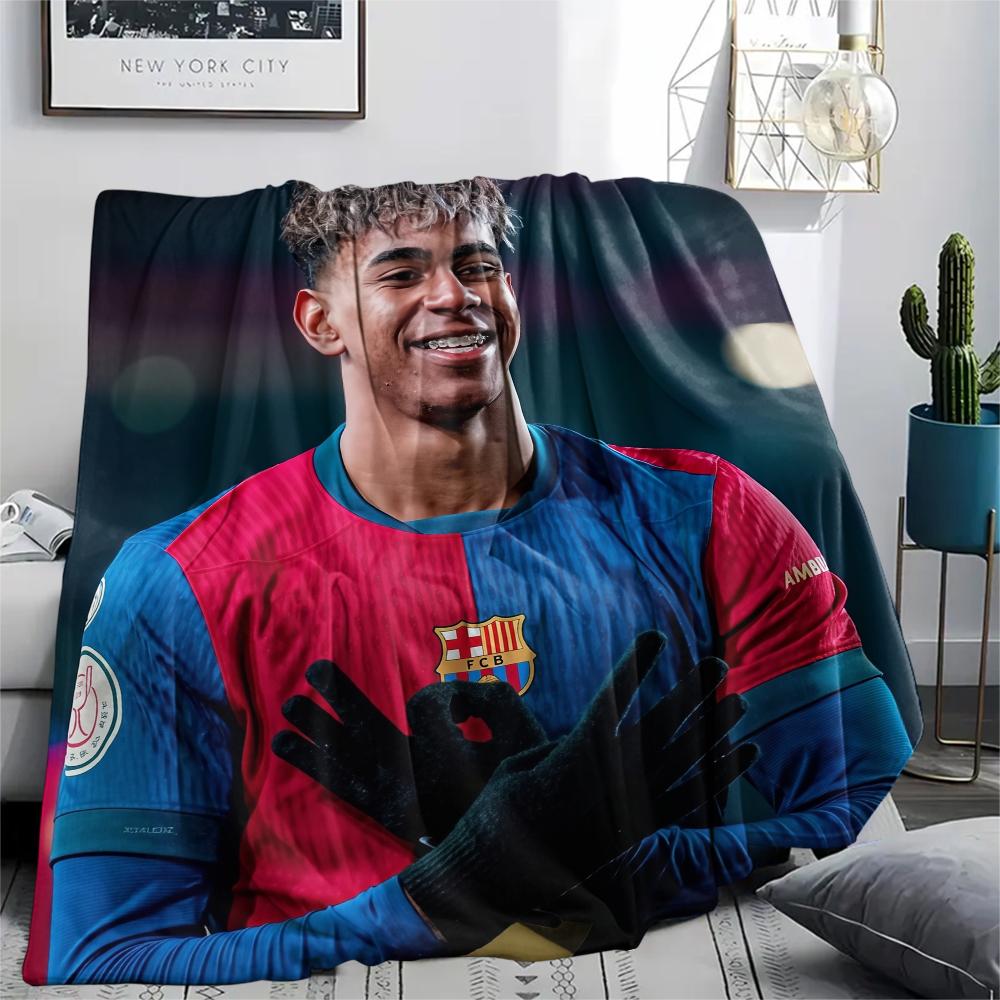 

Lamine Yamal,pattern Flannel Blanket, High quality Comfortable for All Seasons, Home Decor, Warmth and Comfort, Perfect for Gifts. 130cm x 150cm