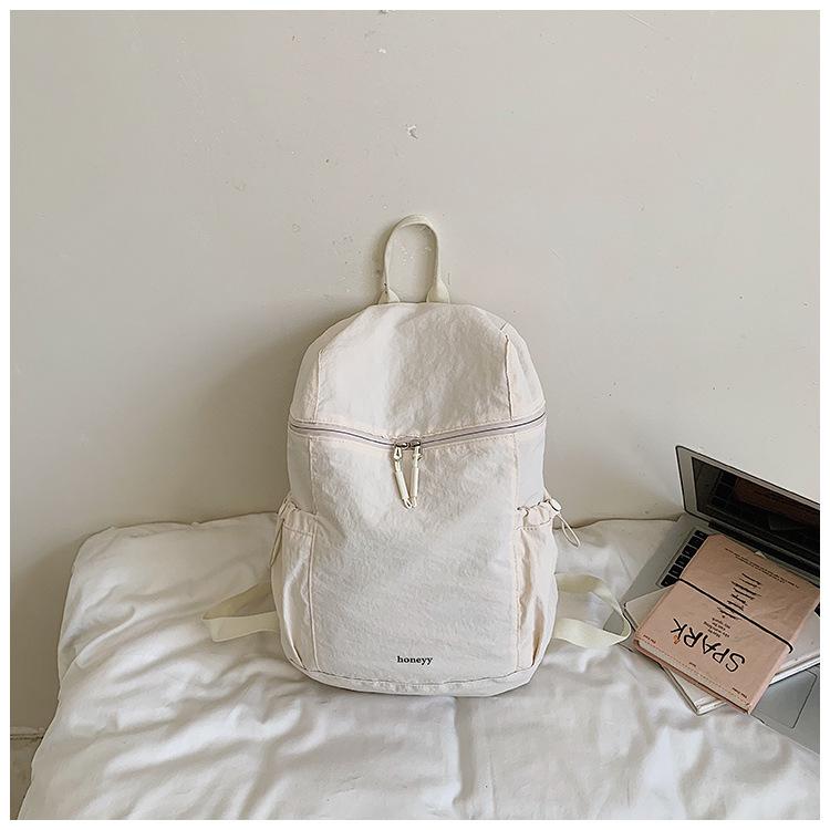 Schoolbag1011 New Simple Style Student Schoolbag Sports Light Schoolbag Women's Short-distance Travel Light Commuter Backpack