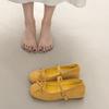 Flat Bottom Shallow Mouth Single Shoes Women's New Spring and Summer Skirt Temperament Gentle Wind Ballet Evening Shoes
