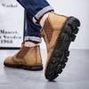 Herren Handgefertigte Echtleder Stiefel Große Größe Bequeme Stiefeletten für Herren Freizeitschuhe Outdoor Stiefel Chelsea Boots
