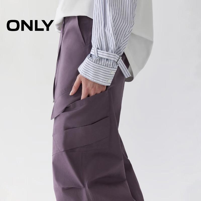 ONLY Women's High-Waist Cargo Straight Leg Pants