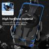 SEAMETAL Motorcycle Cell Phone Holder GPS Shockproof Smartphone Handlebar and Rearview Mirror Mount Airbag Shock Absorber Bracket