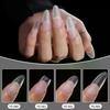240 Piezas Puntas de Uñas de Gel Almendra Coffin Stiletto Con Líneas Auxiliares Innovadoras Uñas Press On Ake Nail Para Extensión Herramienta de Manicura