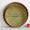 Large Round Bamboo Woven Winnowing and Drying Basket Tray