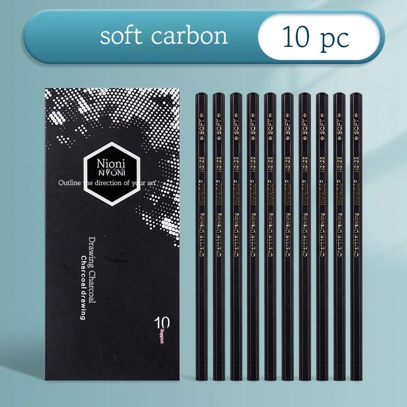 Professional Charcoal Graphite Sketch Pencil Set EX-Soft Medium Hard Pencils for Artists School Office Drawing Sketching Shading