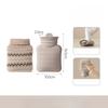 Household Hot Water Bag, Explosion-proof Small Hand Warmer, Portable Hot Compress for Girls, Simple Silicone Hot Water Bag