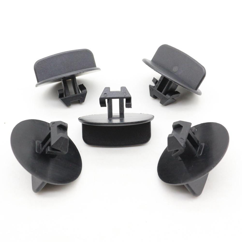 10 st/set Clips 2008 68034329AA 965831617783 Svart nylon