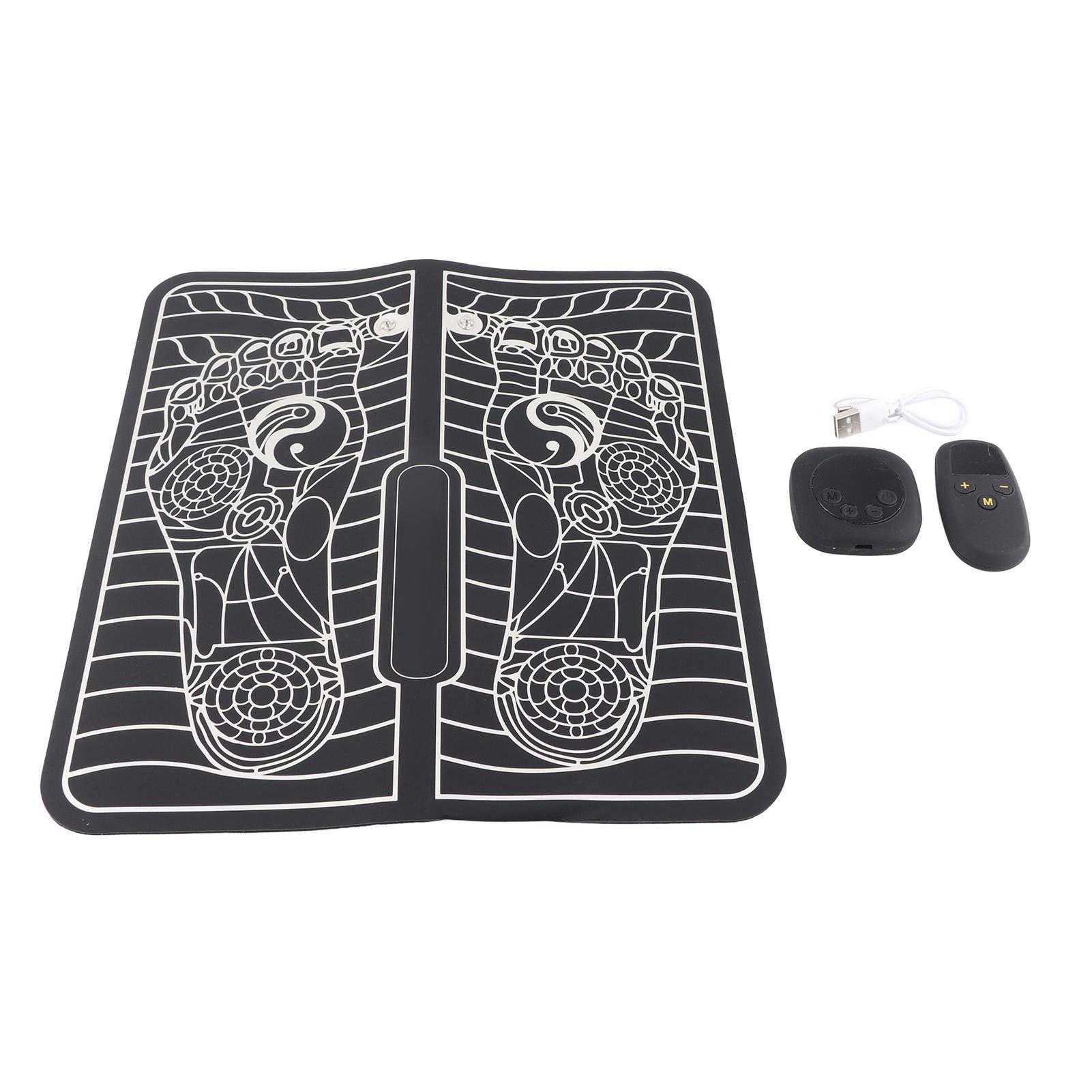 

EMS импульсный массажный коврик для ног, мышечная боль, облегчение усталости, физиотерапевтический массажер для ног