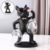 Cartoon Animals Rack Tabletop Figurines Standing Animal Statue Upright Miniature Figurine for