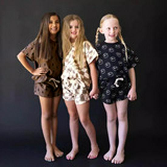 Kids Tales Summer Silk Pajama Set for Boys & Girls