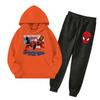 Kids Hoodie and Sweatpants Set Graphic Print with Pockets for Boys and Girls